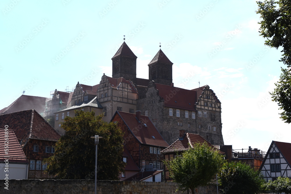 Quedlinburg, Schlossberg mit Schloss und Stiftkirche