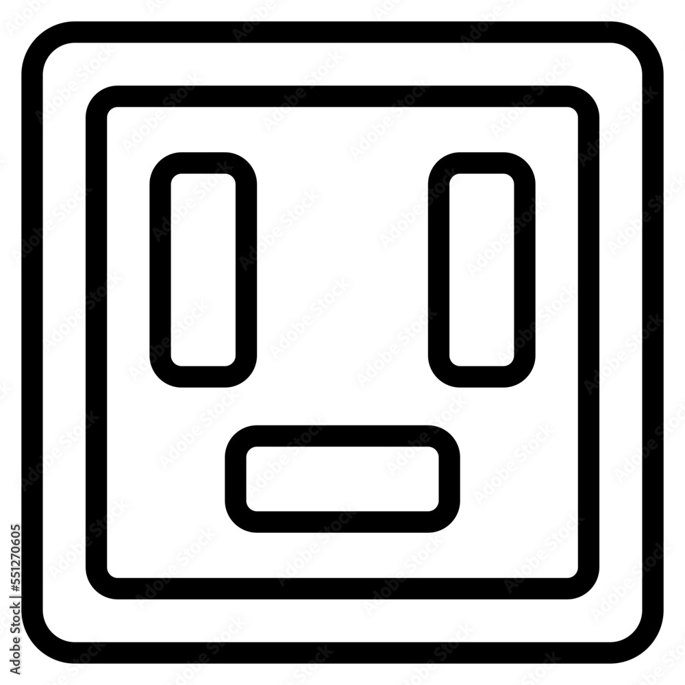 Power Socket Icon Power Socket Icon