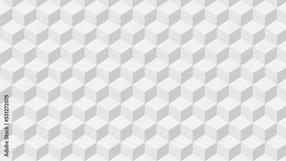 White modern Square Collection isomatic texture pattern wallpaper design for background and modern cover design. 3d rendering White modern Square Collection isomatic texture pattern wallpaper design for background and modern cover design. 3d rendering