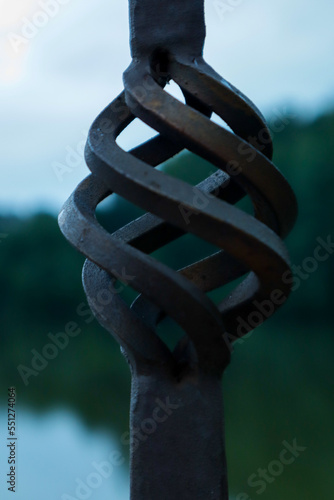 rope on a fence