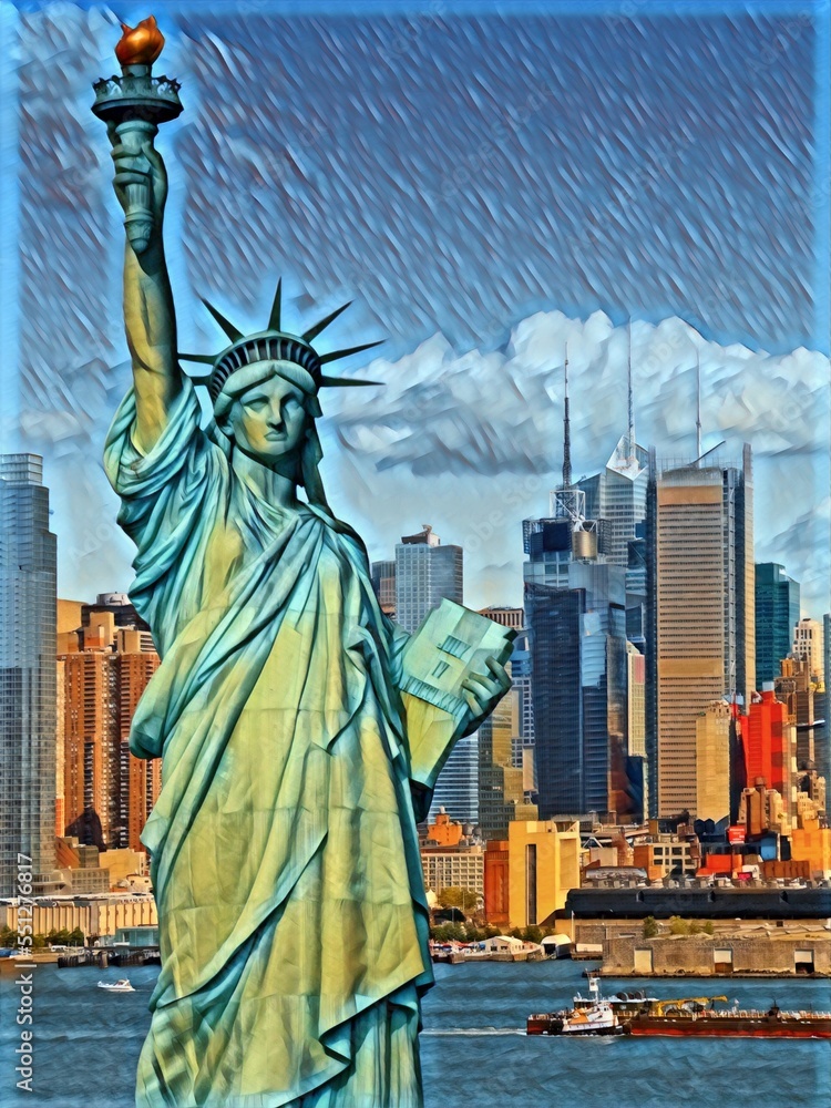 Obraz premium Statue of liberty