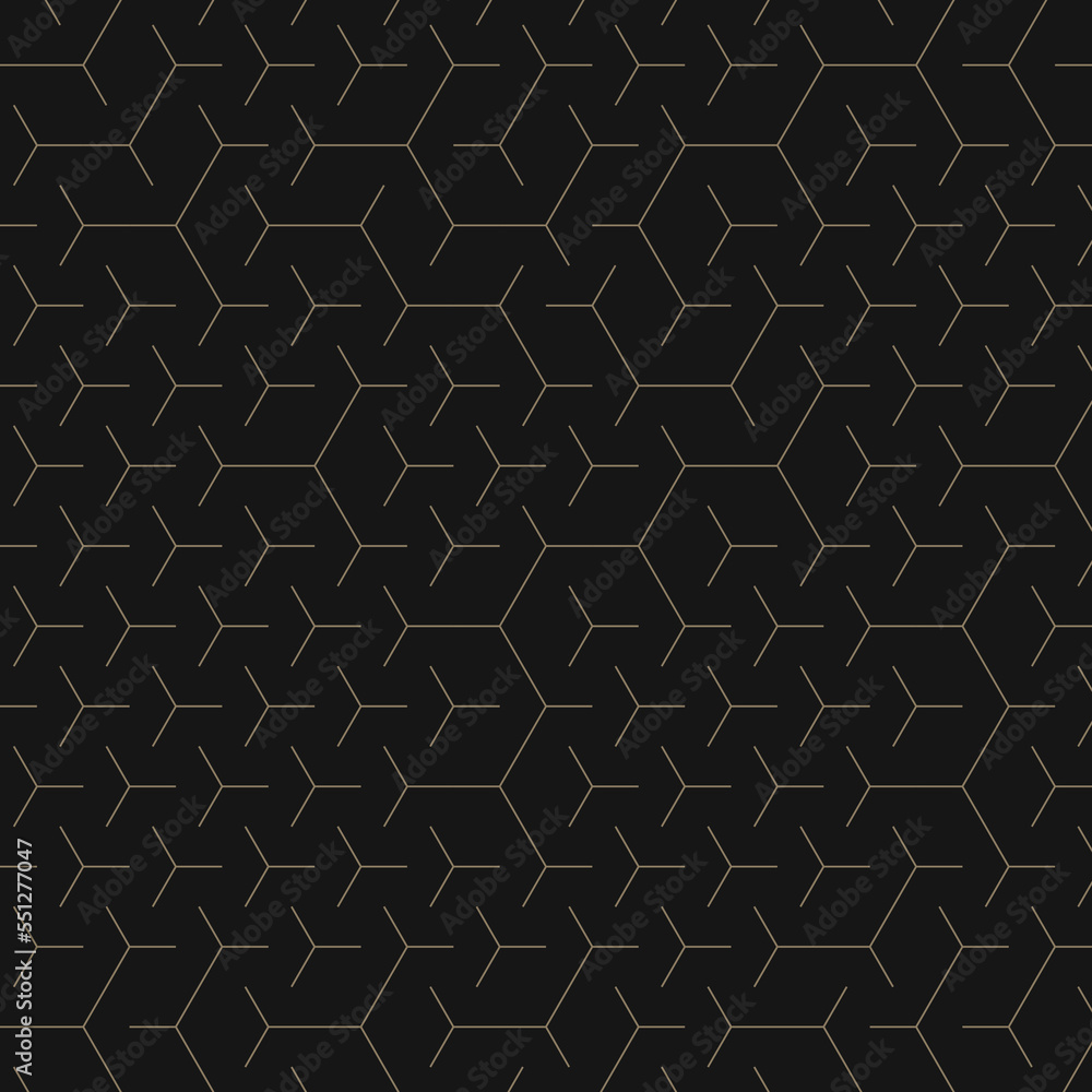 Hexagonal Maze pattern abstract illustration Hexagonal Maze pattern abstract illustration
