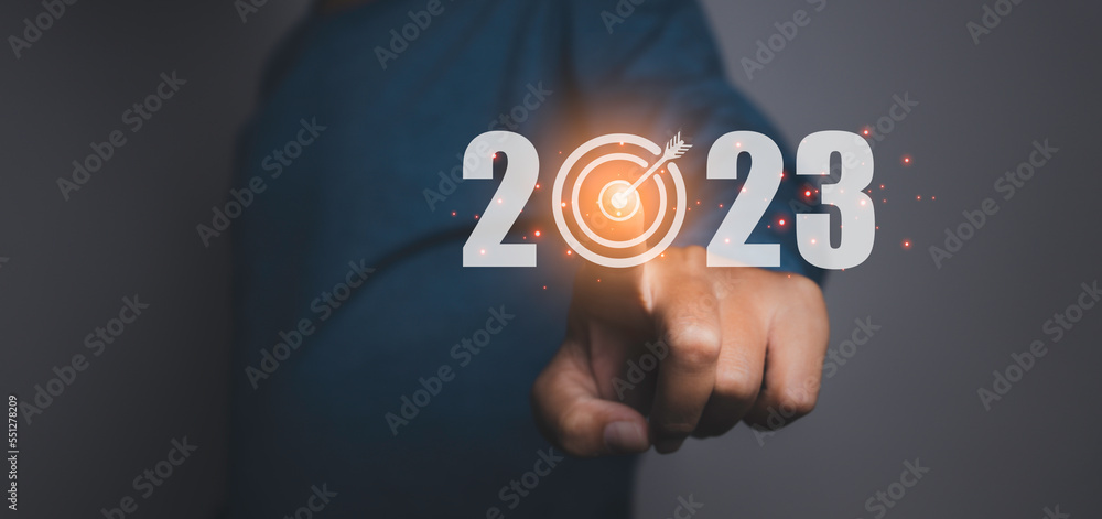 Business target and goal on new year 2023.