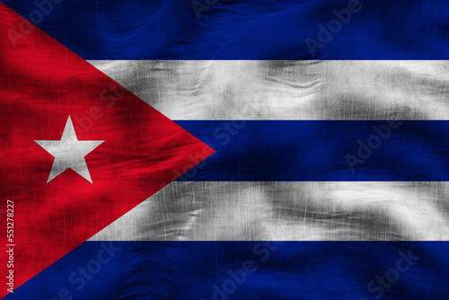 National flag of Cuba. Background with flag of Cuba