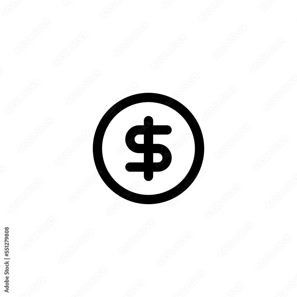 Obraz premium coin icon