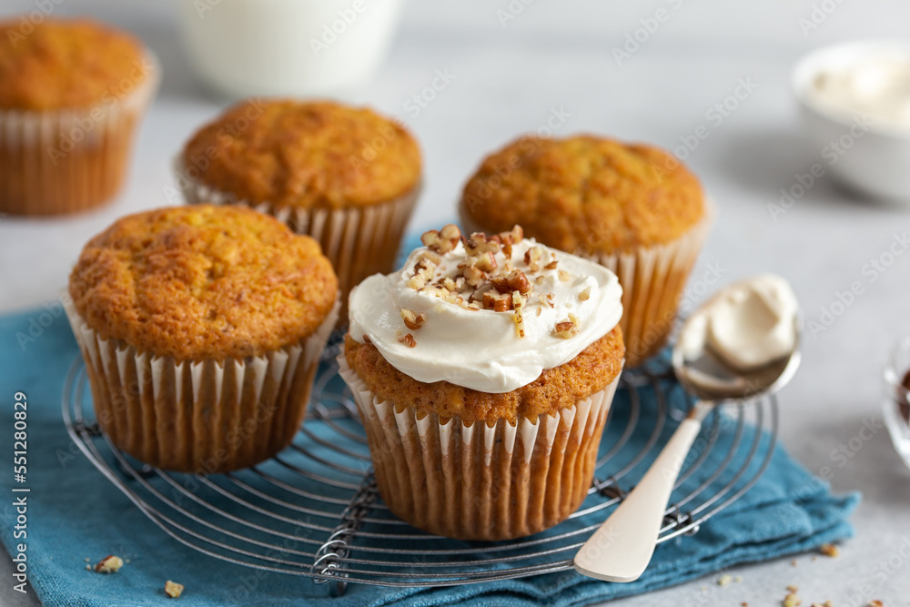 delicious carrot and nuts cupcake delicious carrot and nuts cupcake