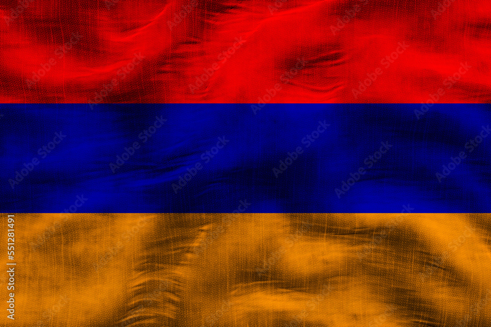 National Flag of Armenia. Background with flag of Armenia. National Flag of Armenia. Background with flag of Armenia.