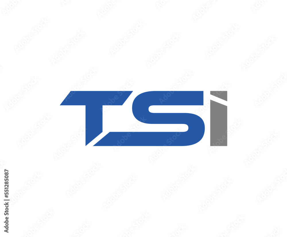 Simple Modern Letter Mark TSI Business Logo Design Template Simple Modern Letter Mark TSI Business Logo Design Template