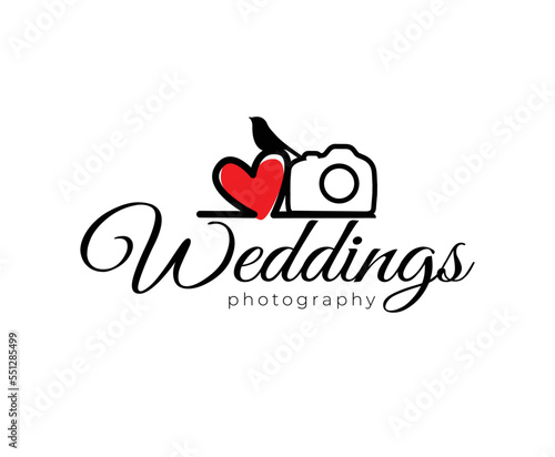 Wedding Photography Business Logo Design Template