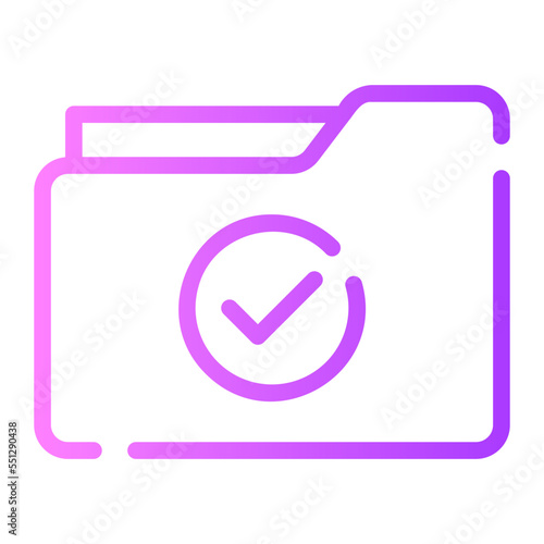 folder gradient icon