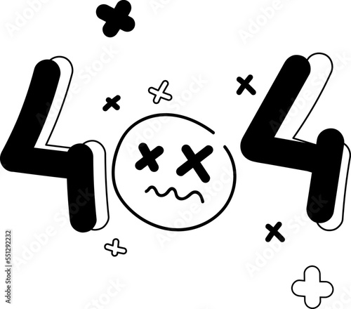 404 error page drawing
