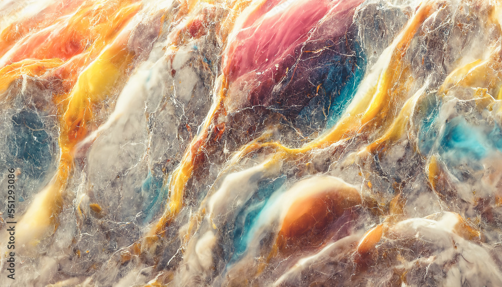 Splendid vibrant color marble luxury abstract background, wavy texture ...
