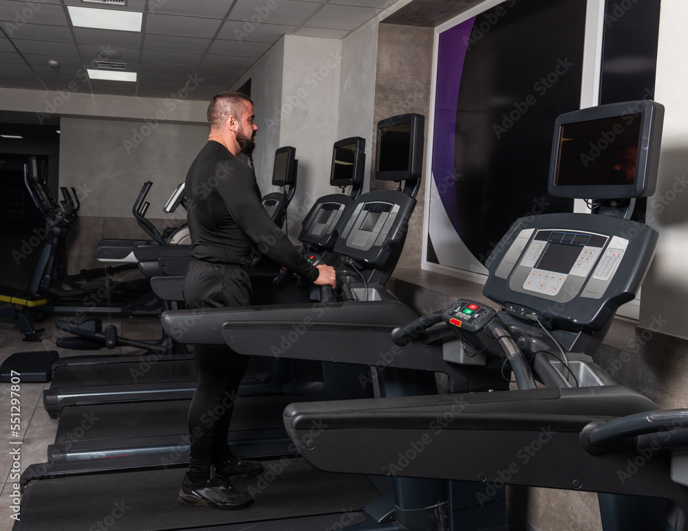 Treadmill workout fat burning in the gym Treadmill workout fat burning in the gym