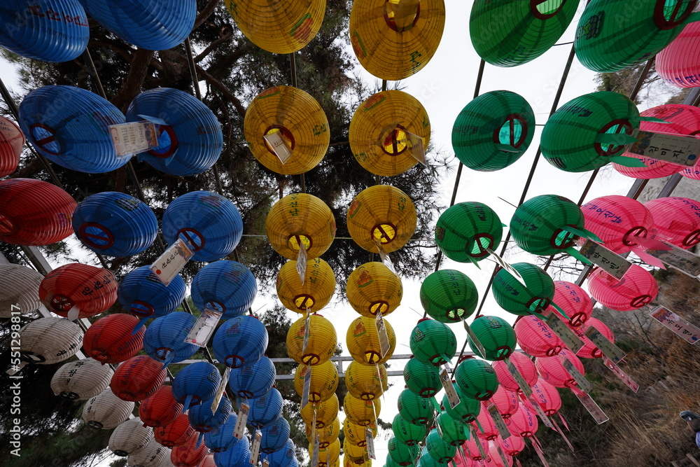 Obraz premium 韓国 ソルボン公園の風景(イチョン)