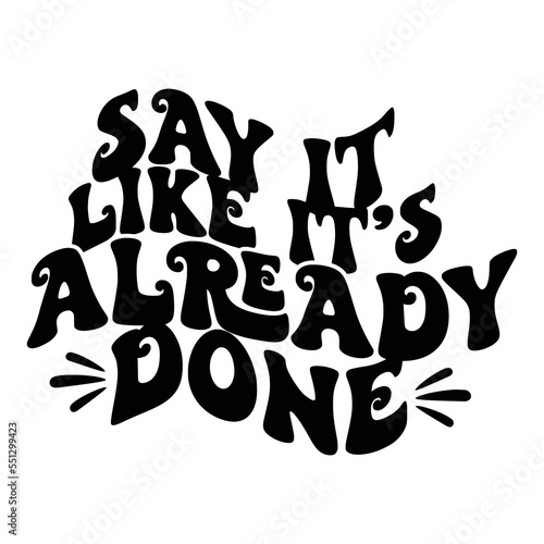 Law of attraction Quotes Typography Black and White 