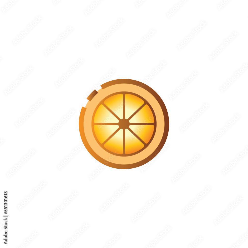lemon logo icon vector illustration design circle lemon logo icon vector illustration design circle