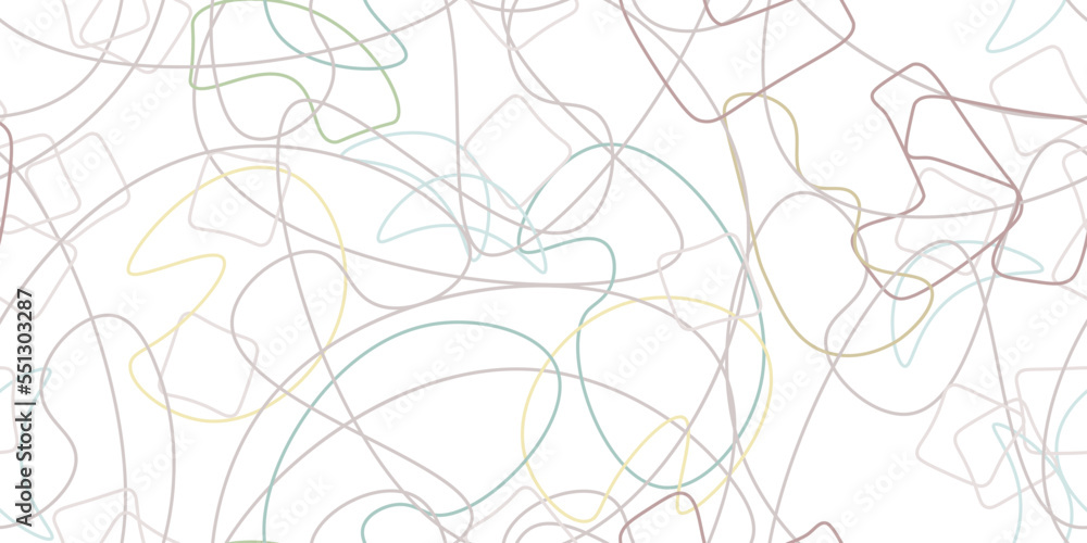 Chaotic Simple Seamless Pattern Textile One Line Chaotic Simple Seamless Pattern Textile One Line