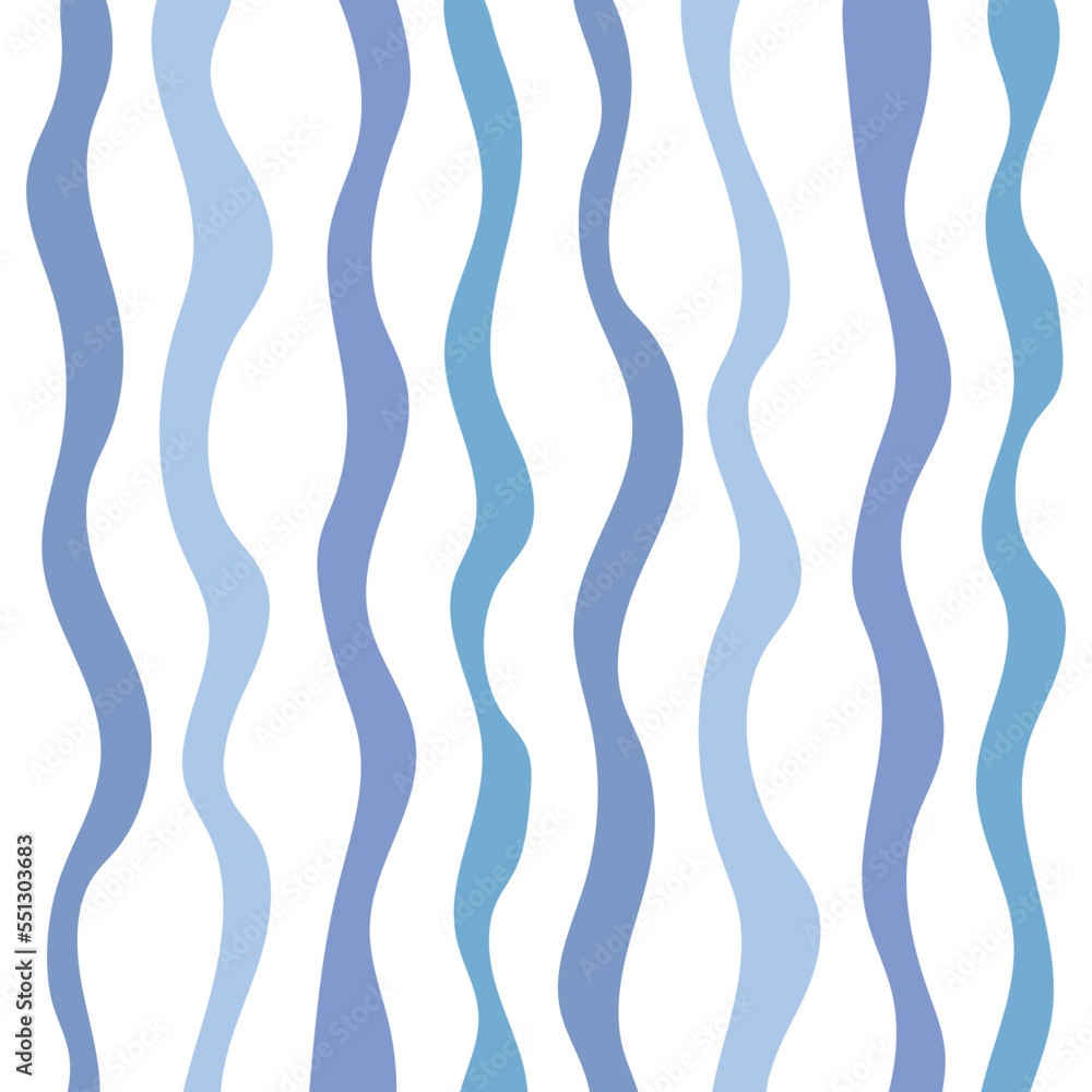 Vector fabric pattern illustration white background abstract unbalance line patterns cute vertical blue pastel color different size layout. illustration wallpaper abstract  pattern background.