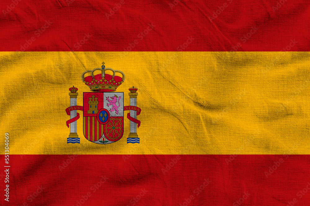 Fototapeta premium National flag of España. Background with flag of España