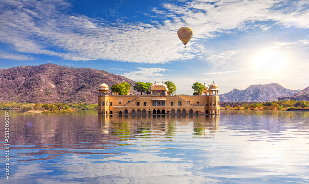 Jal Mahal, water palace of India in Jaipur