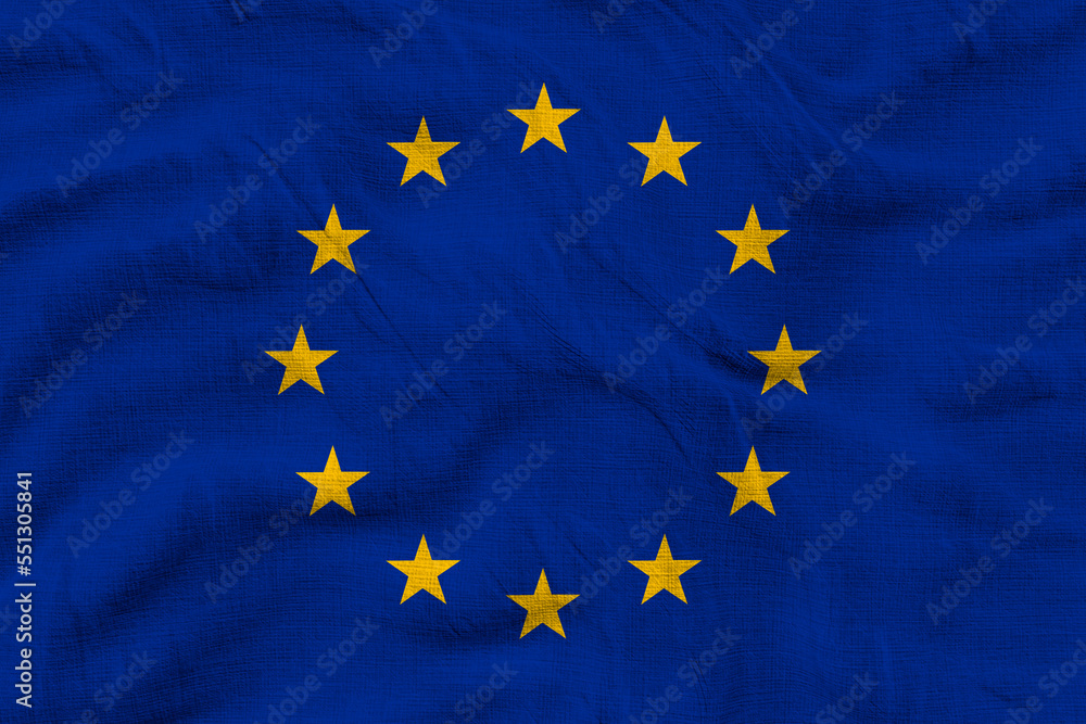 National flag of Europe. Background with flag of Europe. National flag of Europe. Background with flag of Europe.