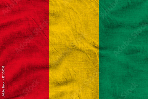 National flag of Guinea. Background  with flag  of Guinea