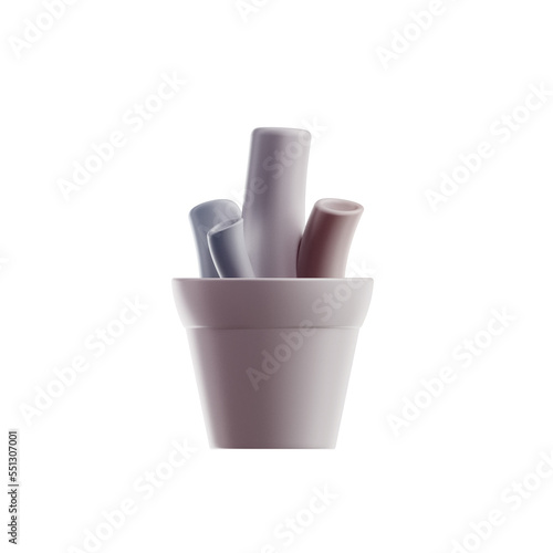 3D Icon smooth