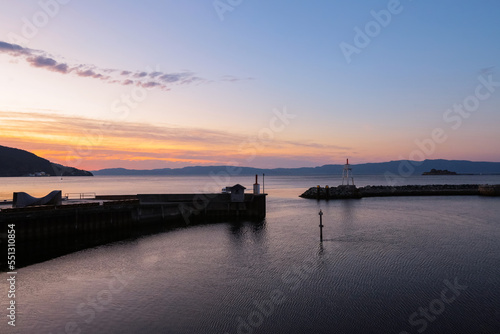 Sunset at Trondheim fjord © liramaigums
