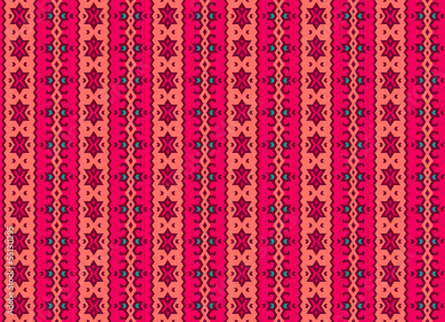 Seamless geometric fabric pattern