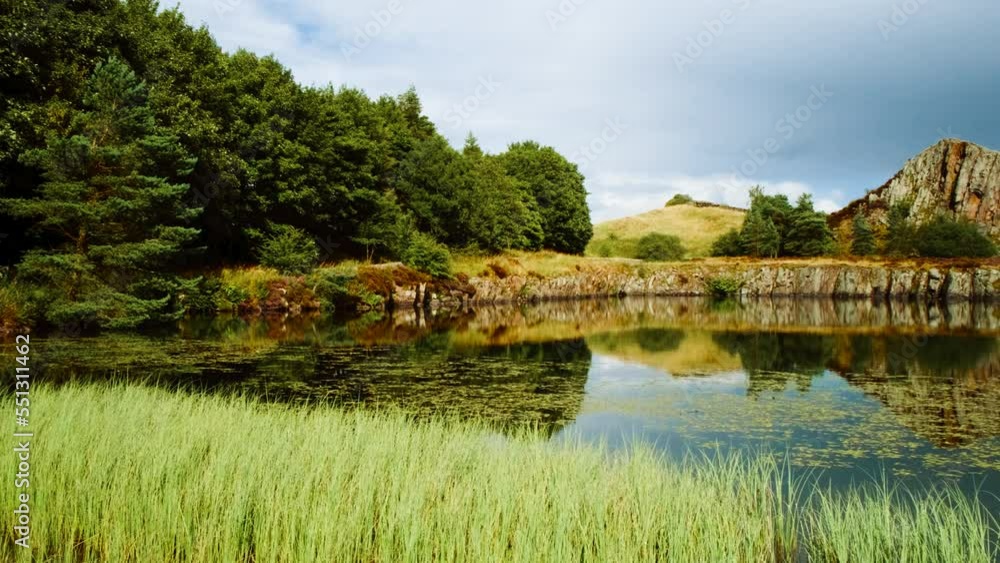 The stunningly beautiful landscape of Northumberland, England, UK, an area once occupied by the Romans since 87 AD The stunningly beautiful landscape of Northumberland, England, UK, an area once occupied by the Romans since 87 AD