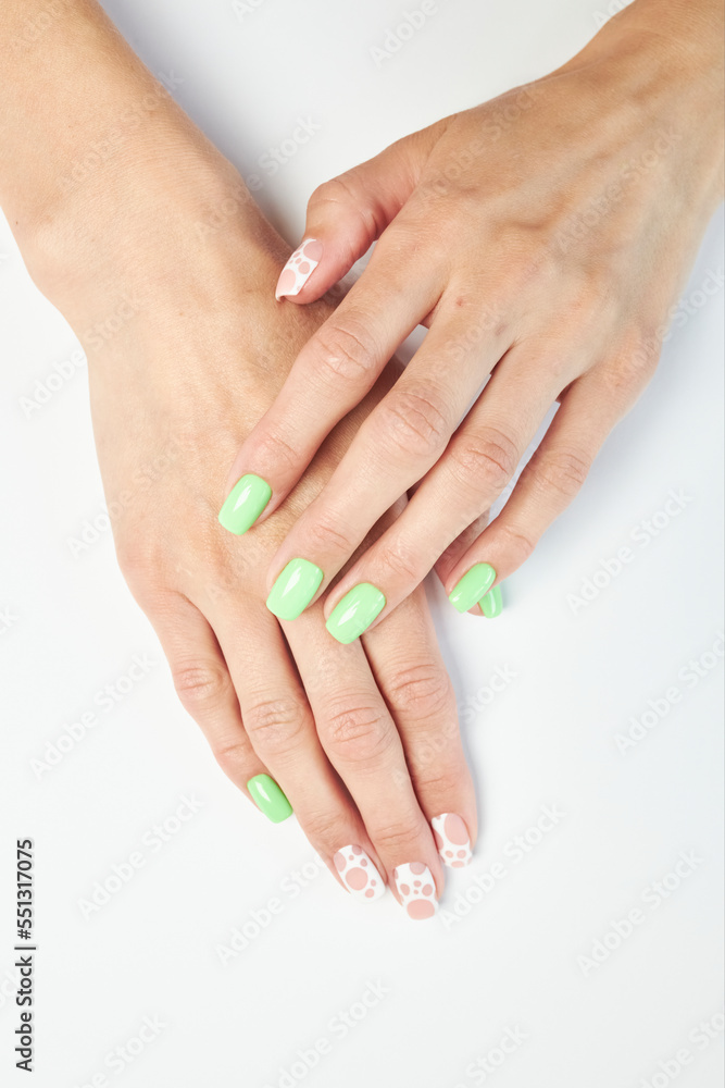 female manicure on a white background. nail. nails. Women's hands with a beautiful manicure on a white background. Beautiful female hands on a light background. Take care of your hand. female manicure on a white background. nail. nails. Women's hands with a beautiful manicure on a white background. Beautiful female hands on a light background. Take care of your hand.