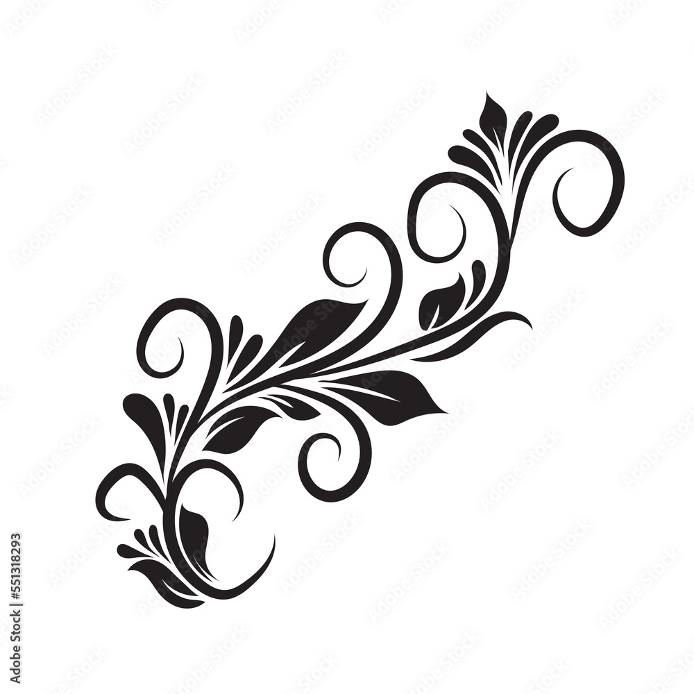 Oriental vector damask black patterns. Baroque Scroll as Element of Ornament and Graphic Design. Use for greeting cards and wedding invitations. Oriental vector damask black patterns. Baroque Scroll as Element of Ornament and Graphic Design. Use for greeting cards and wedding invitations.