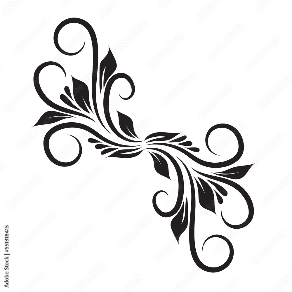 Oriental vector damask black patterns. Baroque Scroll as Element of Ornament and Graphic Design. Use for greeting cards and wedding invitations. Oriental vector damask black patterns. Baroque Scroll as Element of Ornament and Graphic Design. Use for greeting cards and wedding invitations.