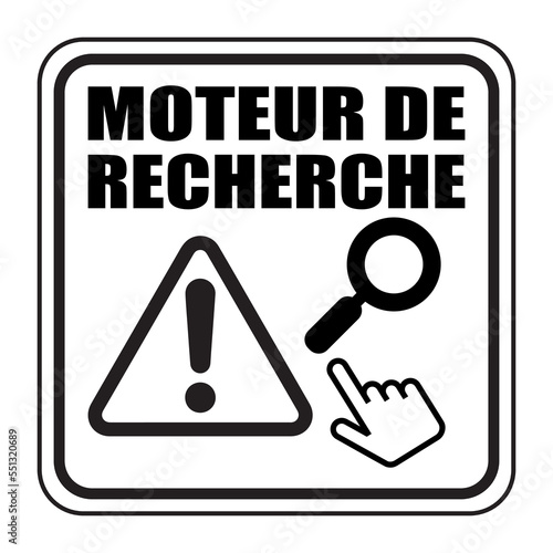 Logo moteur de recherche.