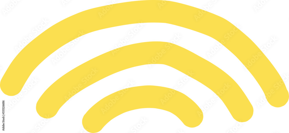 Obraz premium curved border shape