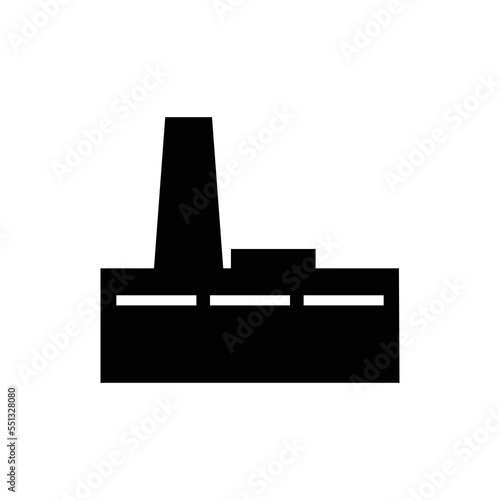 factory icon design. manufacture industry sign and symbol.