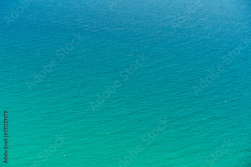 Azure clear sea. Abstract natural background