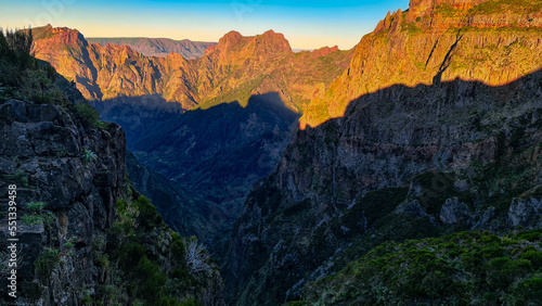 The mountains of Madeira in the morning