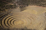 Moray is one of the famous Inca ruins near Cusco. It is composed of three groups of circular terraces (muyus in Quechua) that descend 490 feet (150 meters) from the highest terrace to the lowest.