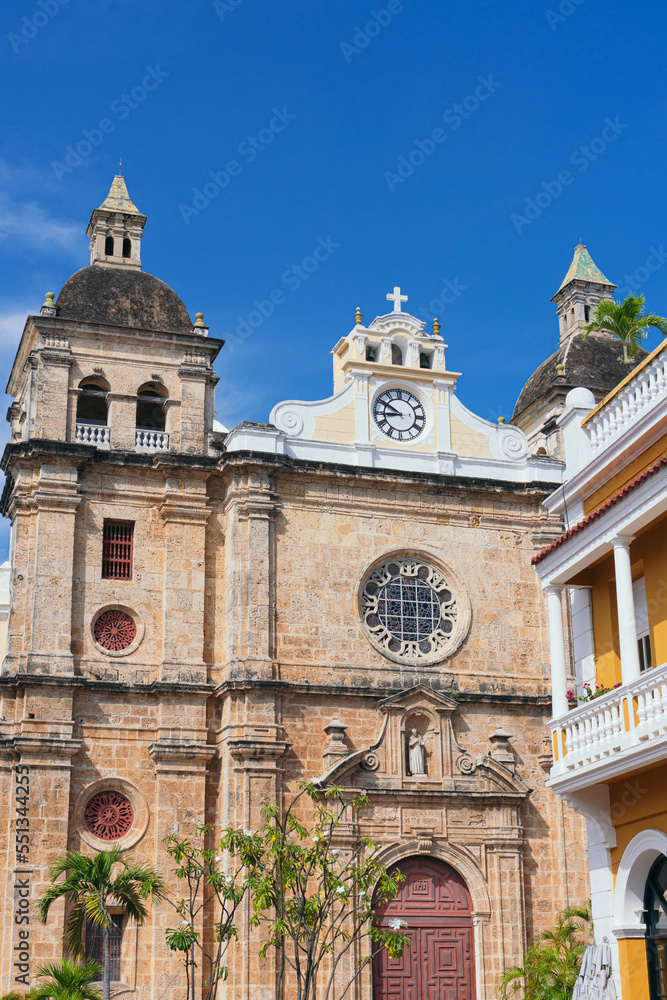 Cartagena, Colombia. Church of San Pedro Claver.
