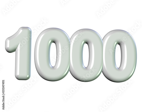the number 1000