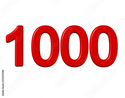 the number 1000