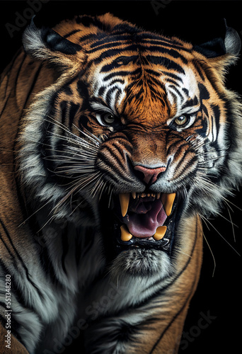 portrait of a bengal tiger