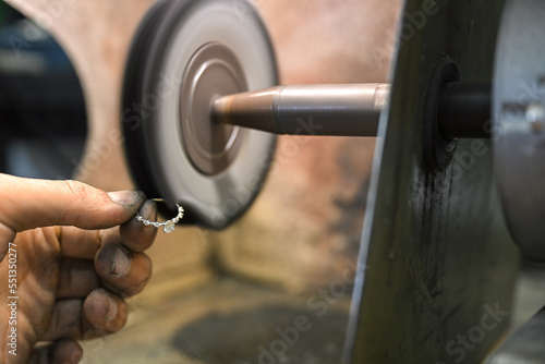 gold smith at work