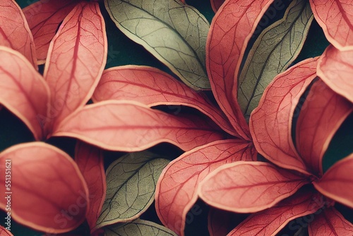Holly, Ivy, Poinsettia, Mistletoe Seamless Texture Pattern Tiled Repeatable Tessellation Background Image
