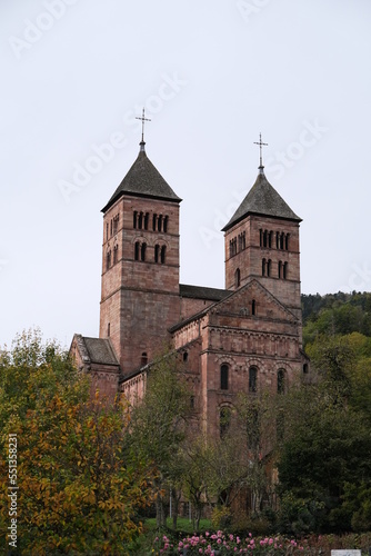 Obraz na płótnie Abbaye de murbach Alsace w salonie