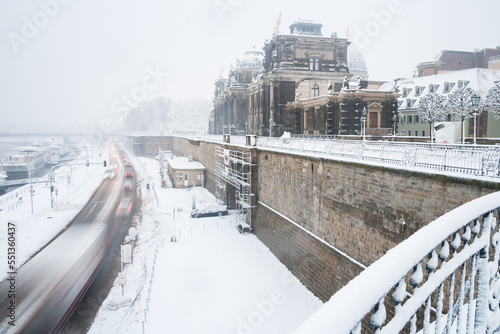 winter landscape in Dresden