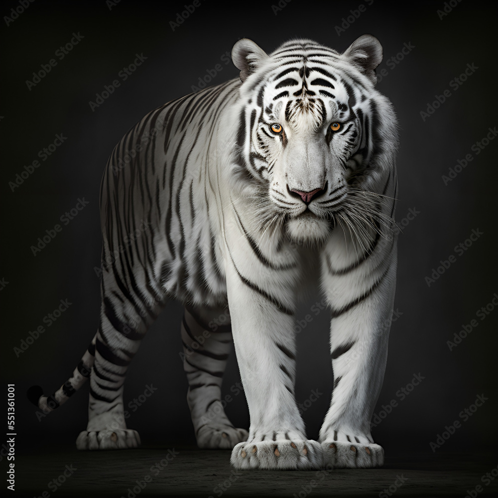 Fototapeta premium white tiger