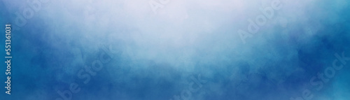 Elegant light blue background with white hazy top border and dark blue green grunge texture bottom border, luxury pastel blue design