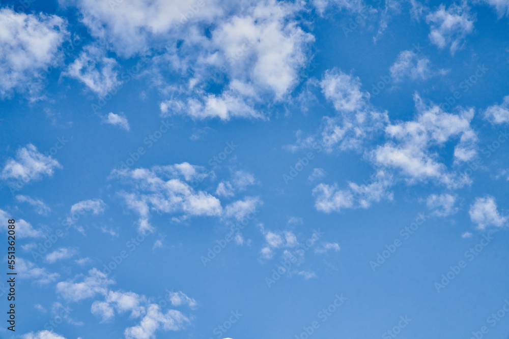 Beatiful blue sky with clouds on a sunny day Beatiful blue sky with clouds on a sunny day